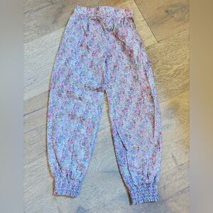 La Coqueta Floral Print girls pants 6